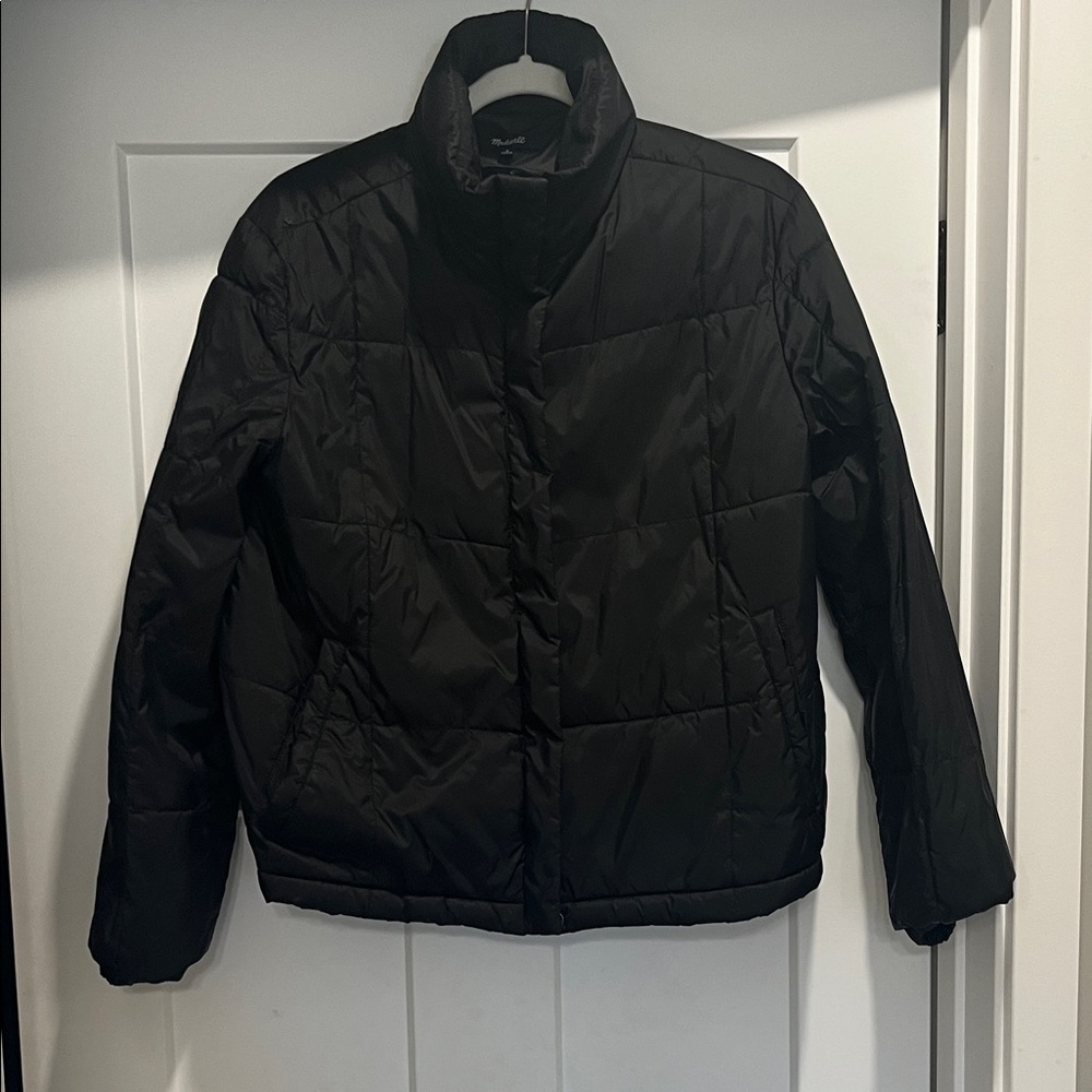 Madewell Light Weight Black Puffer Jacket